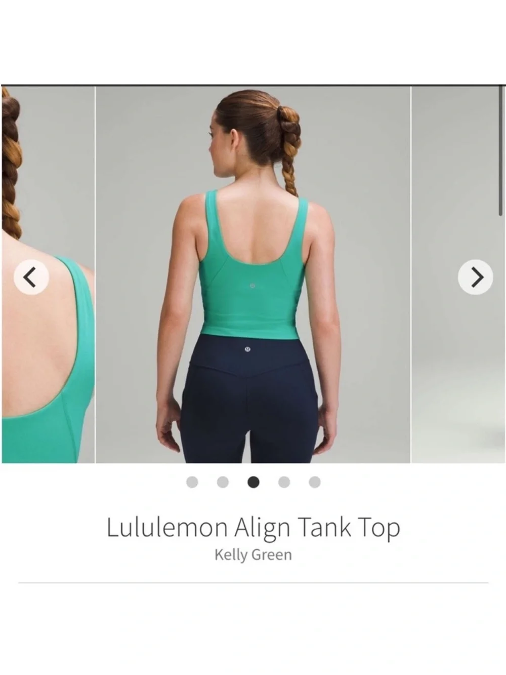 Lululemon Align Tank Top Kelly Green Sz 6